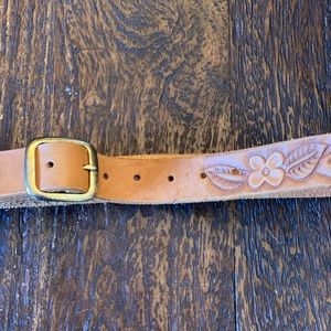 Vintage Leather Belt- 38 1/2 inches